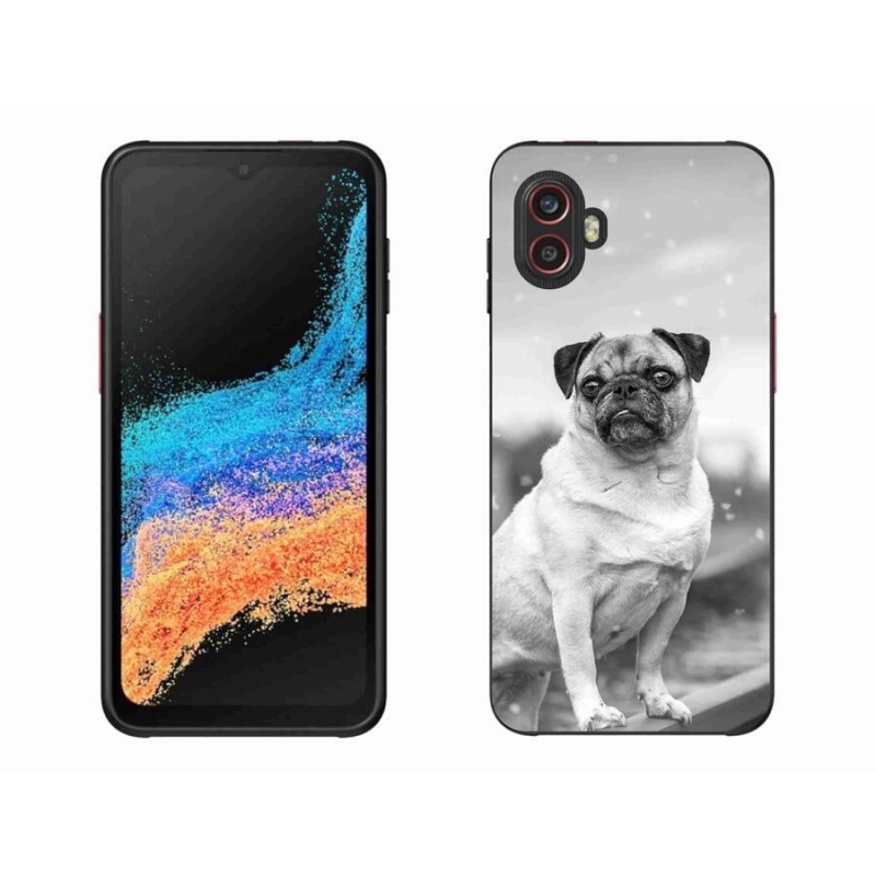 Gélový obal mmCase na mobil Samsung Galaxy Xcover 6 Pro - mops