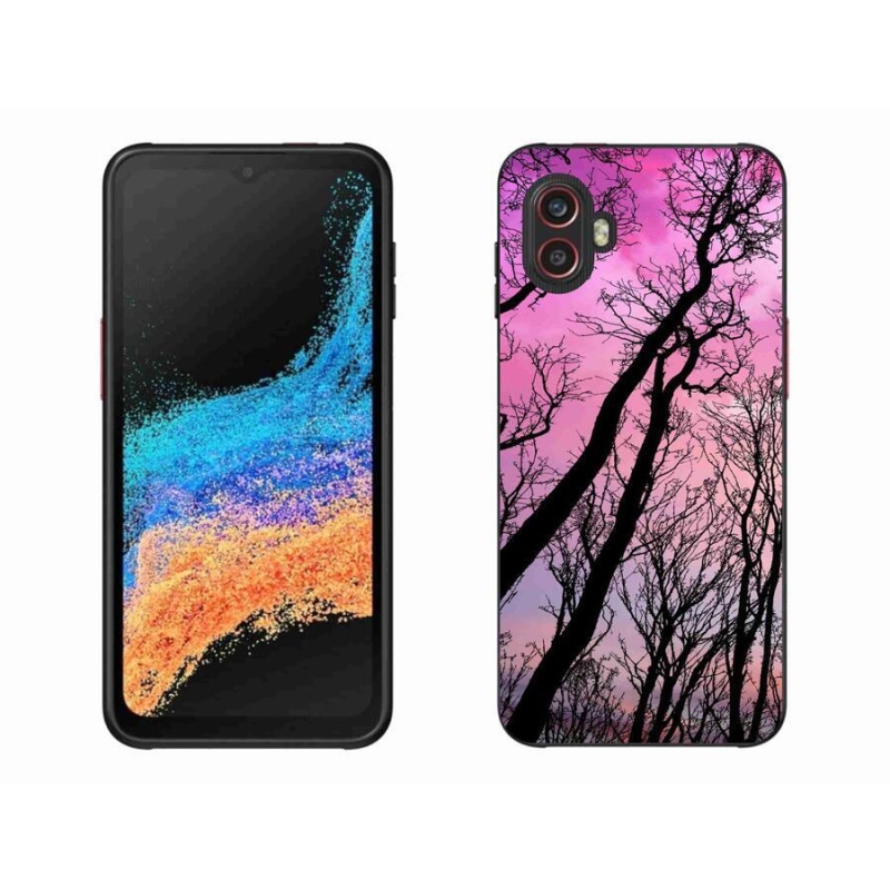 Gélový obal mmCase na mobil Samsung Galaxy Xcover 6 Pro - spadané stromy