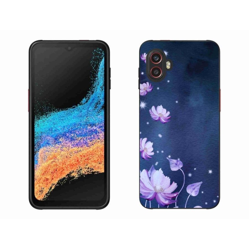 Gélový obal mmCase na mobil Samsung Galaxy Xcover 6 Pro - padajúce kvety