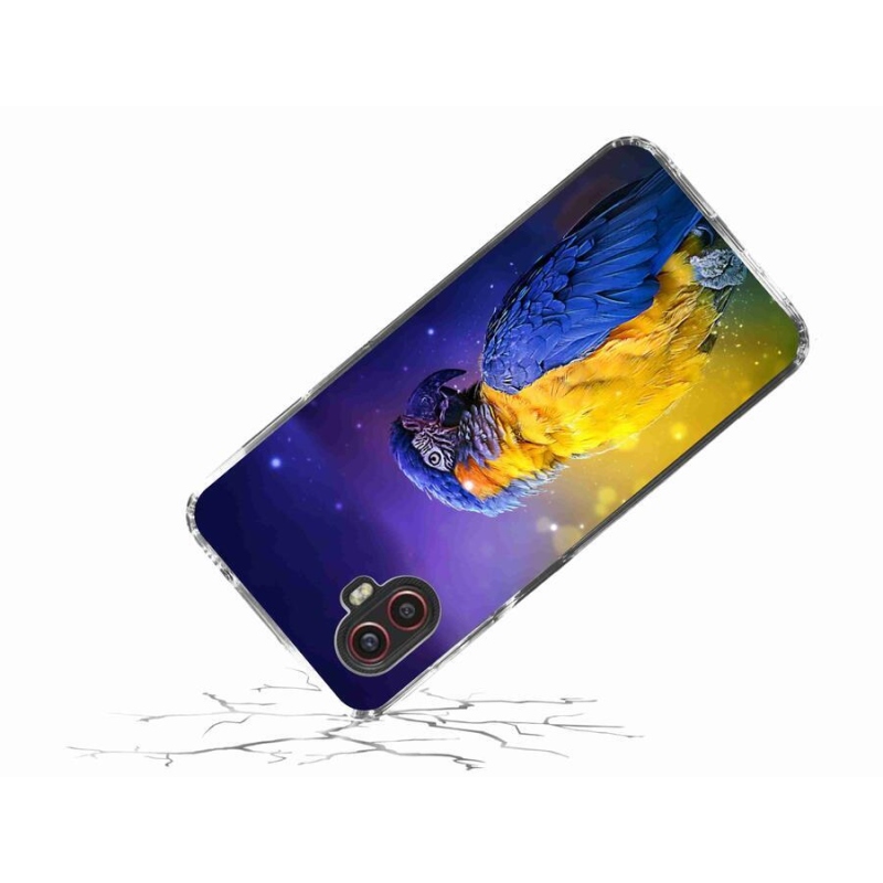 Gélový obal mmCase na mobil Samsung Galaxy Xcover 6 Pro - papagáj ara 1