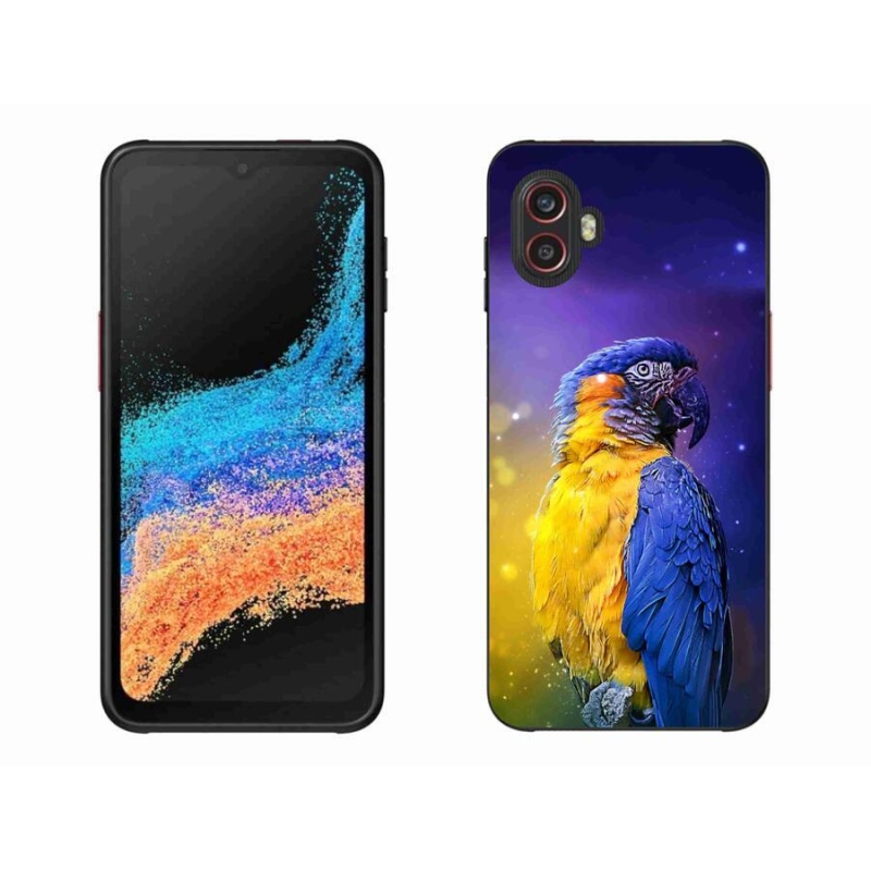 Gélový obal mmCase na mobil Samsung Galaxy Xcover 6 Pro - papagáj ara 1