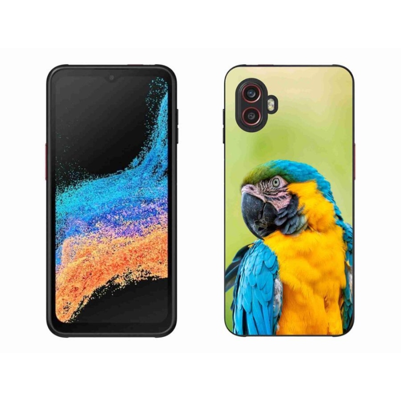 Gélový obal mmCase na mobil Samsung Galaxy Xcover 6 Pro - papagáj ara 2