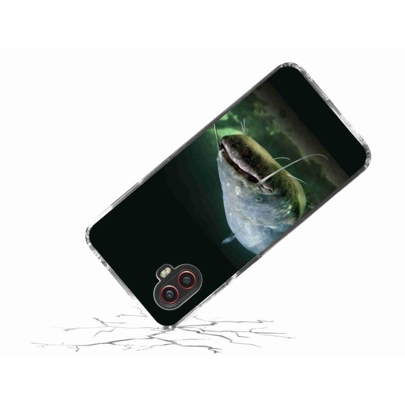 Gélový obal mmCase na mobil Samsung Galaxy Xcover 6 Pro - sumec