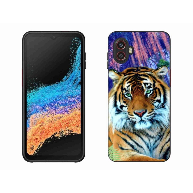 Gélový obal mmCase na mobil Samsung Galaxy Xcover 6 Pro - tiger