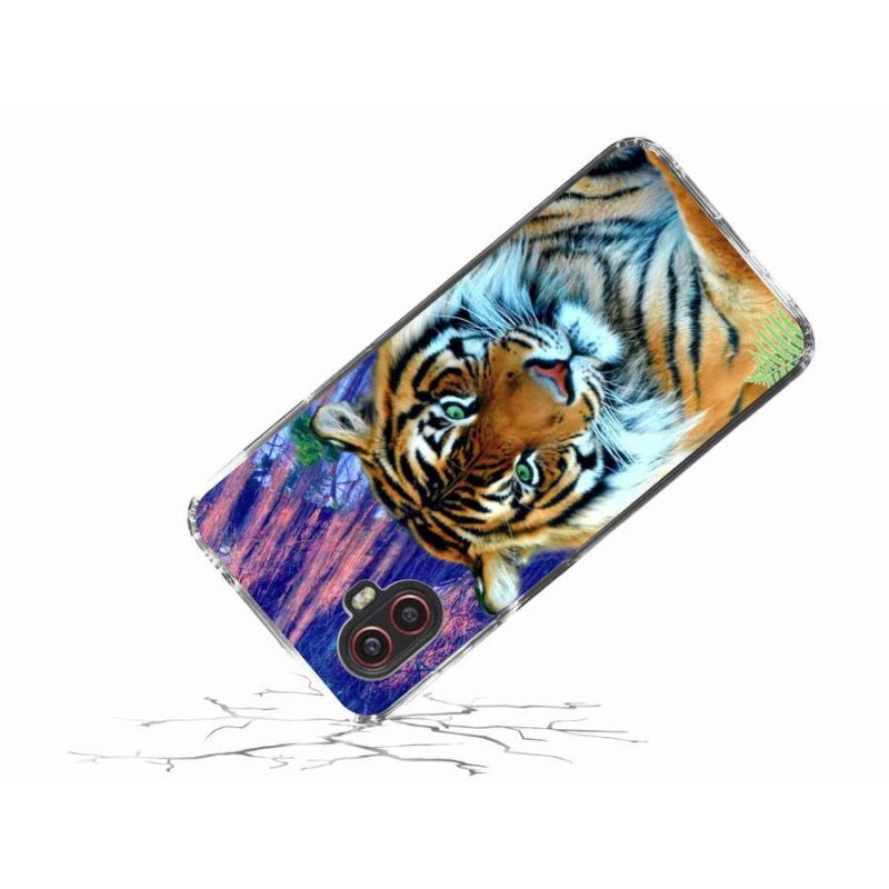 Gélový obal mmCase na mobil Samsung Galaxy Xcover 6 Pro - tiger