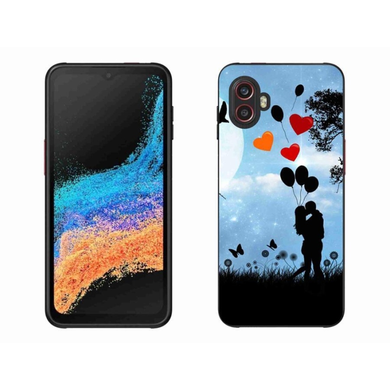 Gélový obal mmCase na mobil Samsung Galaxy Xcover 6 Pro - zamilovaný pár