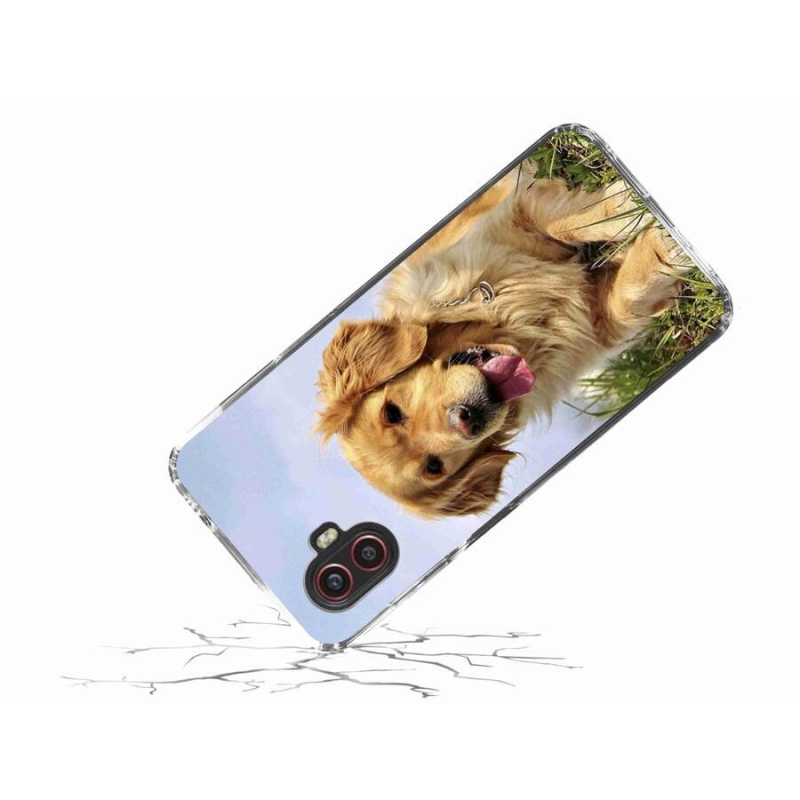 Gélový obal mmCase na mobil Samsung Galaxy Xcover 6 Pro - zlatý retriever