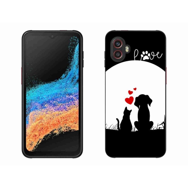 Gélový obal mmCase na mobil Samsung Galaxy Xcover 6 Pro - zvieracia láska