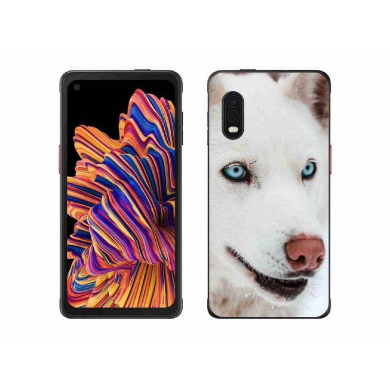 Gélový obal mmCase na mobil Samsung Galaxy Xcover Pro - psie pohľad