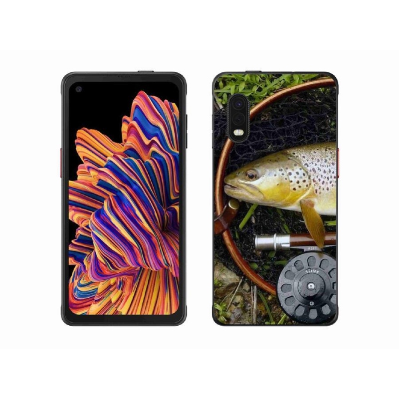 Gélový obal mmCase na mobil Samsung Galaxy Xcover Pro - pstruh 2