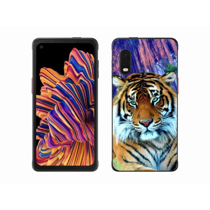 Gélový obal mmCase na mobil Samsung Galaxy Xcover Pro - tiger