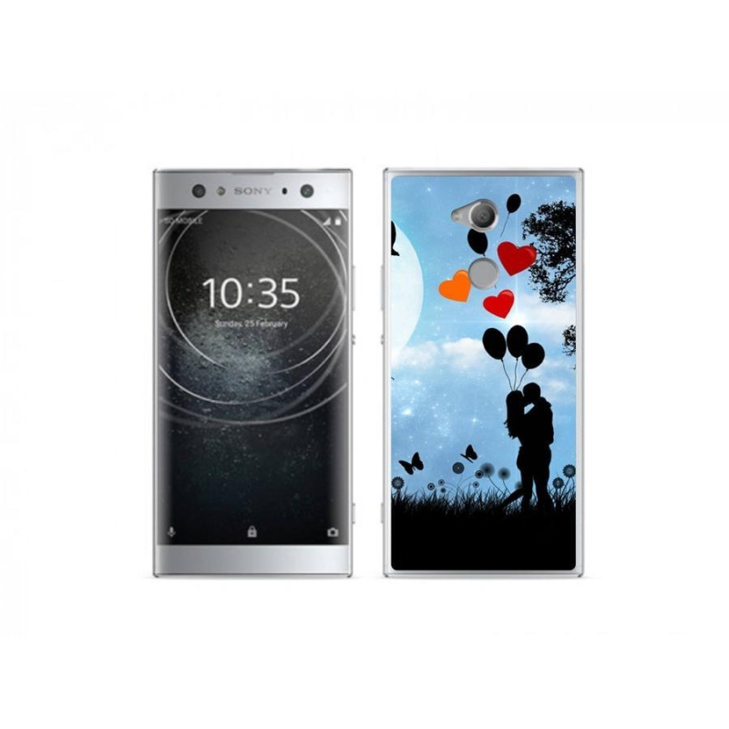 Gélový obal mmCase na mobil Sony Xperia XA2 Ultra - zamilovaný pár