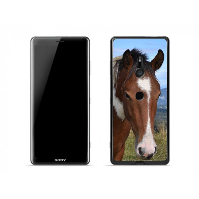 Gélový obal mmCase na mobil Sony Xperia XZ3 - hnedý kôň