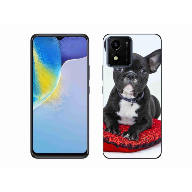 Gélový obal mmCase na mobil Vivo Y01 - buldog