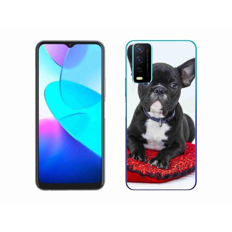 Gélový obal mmCase na mobil Vivo Y11s/Y20s - buldog