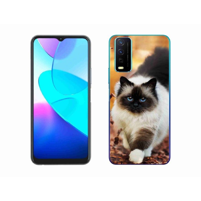 Gélový obal mmCase na mobil Vivo Y11s/Y20s - mačka