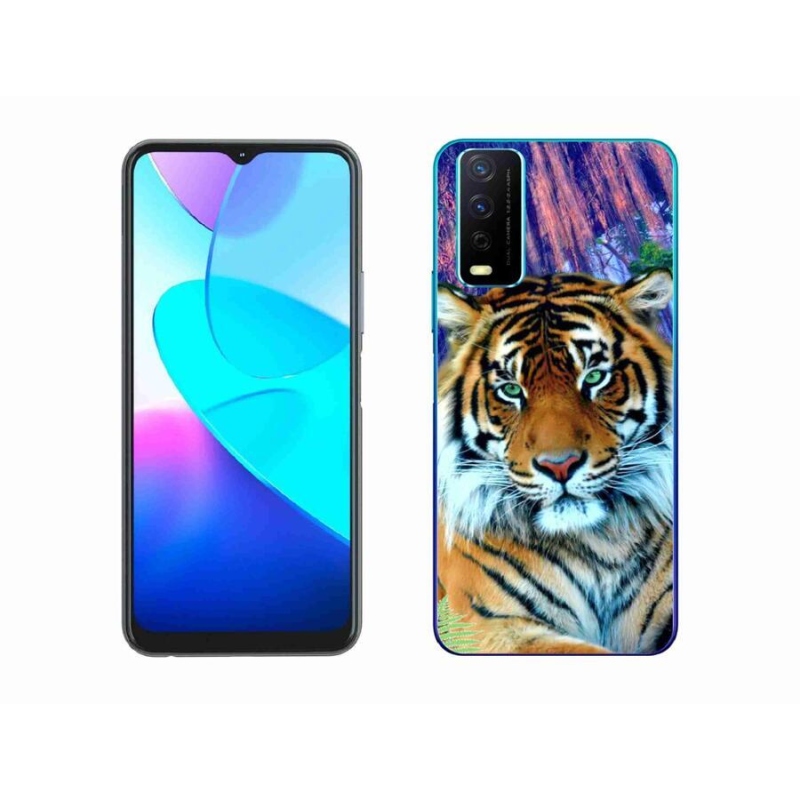 Gélový obal mmCase na mobil Vivo Y11s/Y20s - tiger