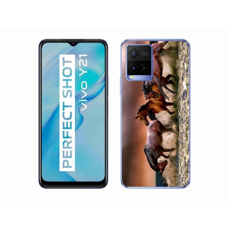 Gélový obal mmCase na mobil Vivo Y21/Y21s/Y33s - kone 1