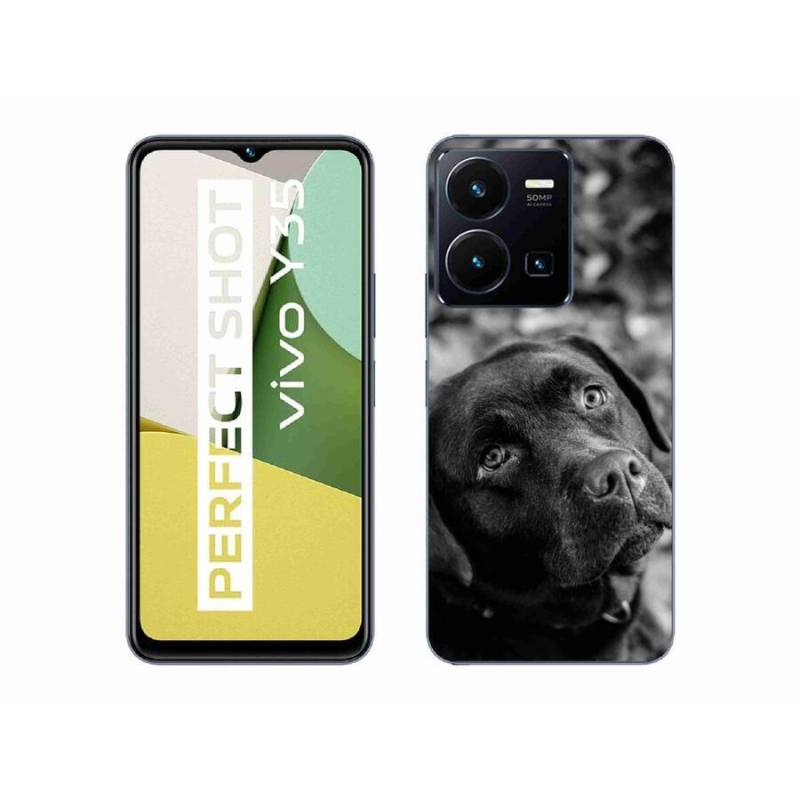 Gélový obal mmCase na mobil Vivo Y35 - labrador