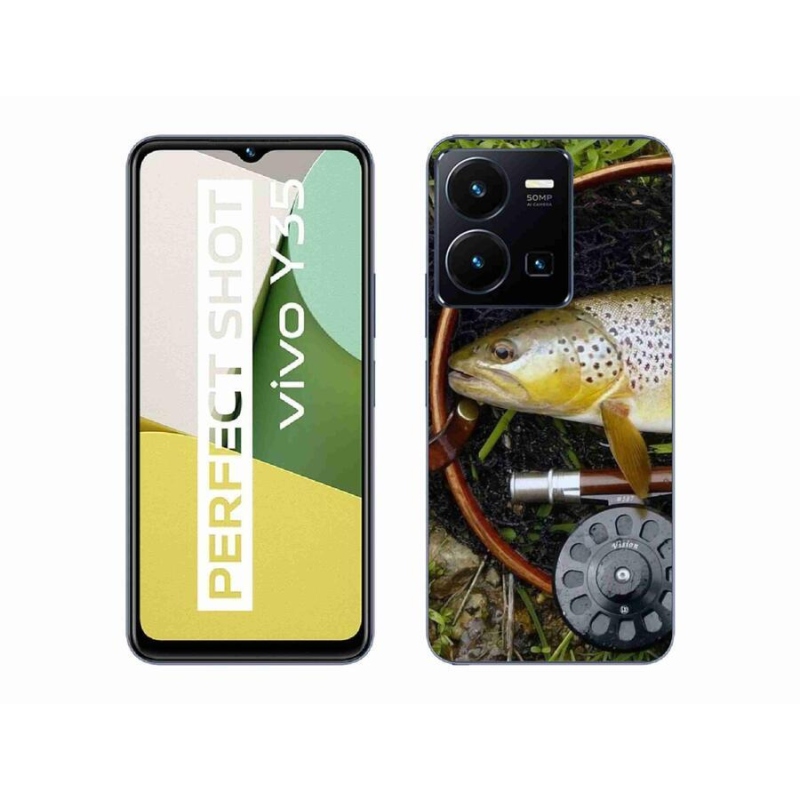 Gélový obal mmCase na mobil Vivo Y35 - pstruh 2