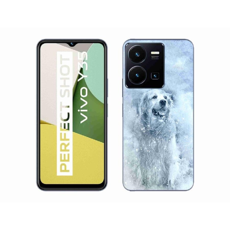 Gélový obal mmCase na mobil Vivo Y35 - retriever