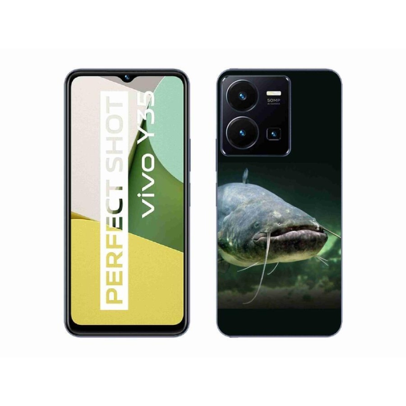 Gélový obal mmCase na mobil Vivo Y35 - sumec