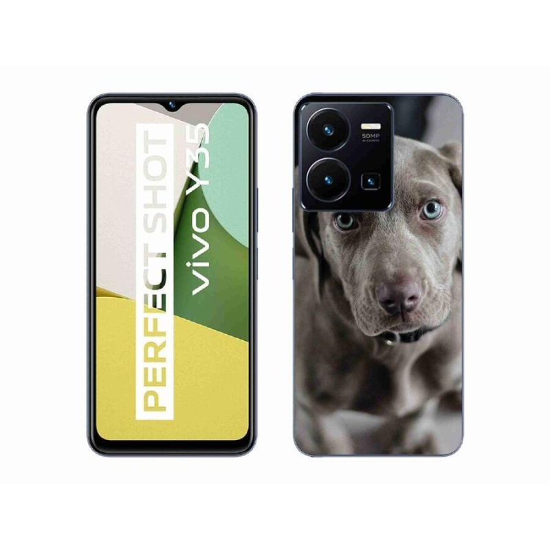 Gélový obal mmCase na mobil Vivo Y35 - weimarský stavač