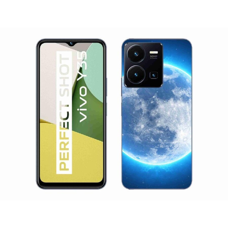 Gélový obal mmCase na mobil Vivo Y35 - zemegule