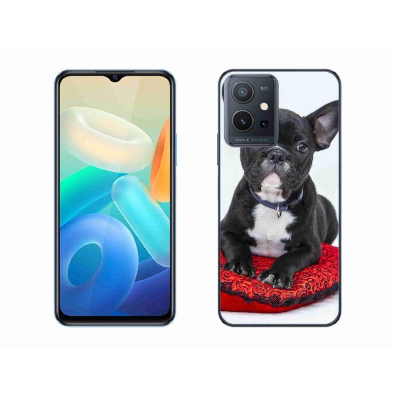 Gélový obal mmCase na mobil Vivo Y55 5G - buldog