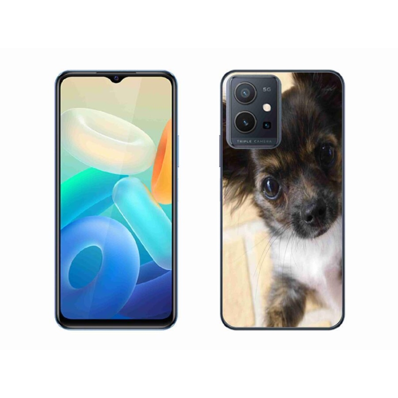 Gélový obal mmCase na mobil Vivo Y55 5G - čivava 2