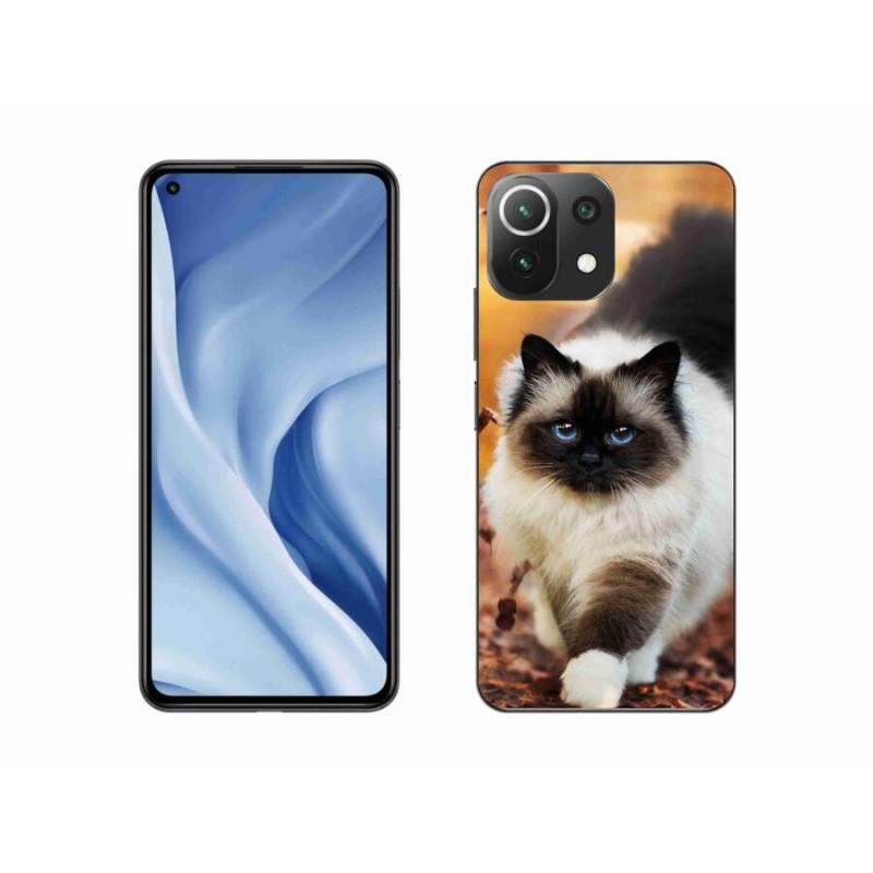 Gélový obal mmCase na mobil Xiaomi 11 Lite 5G NE - mačka 1