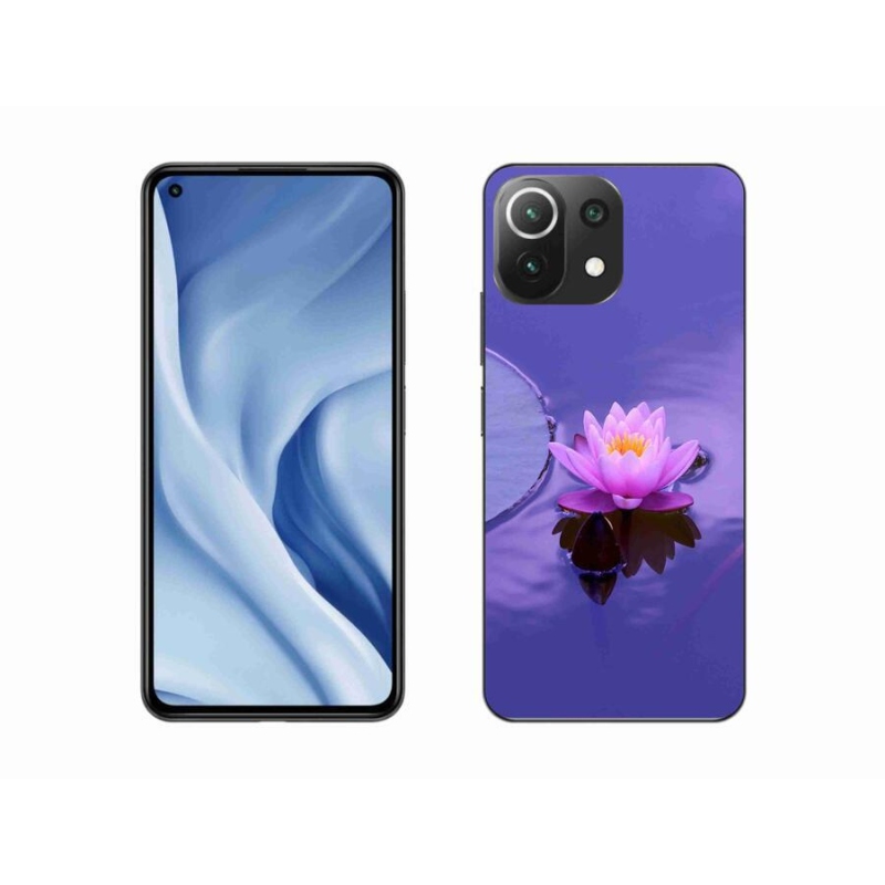 Gélový obal mmCase na mobil Xiaomi 11 Lite 5G NE - kvet na hladine