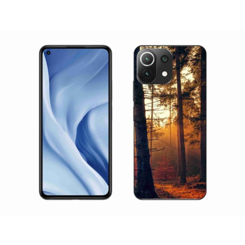 Gélový obal mmCase na mobil Xiaomi 11 Lite 5G NE - les