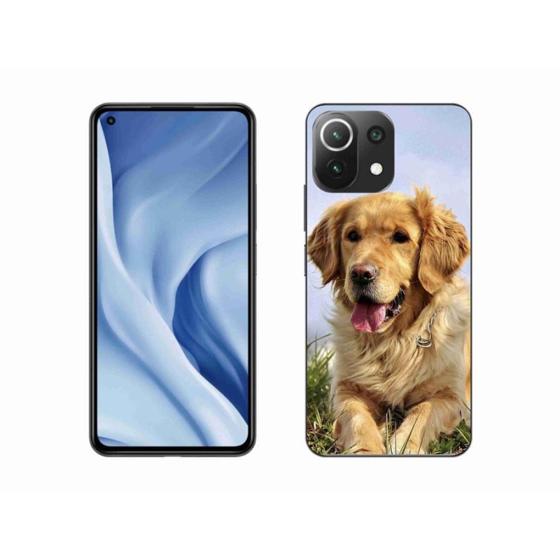 Gélový obal mmCase na mobil Xiaomi 11 Lite 5G NE - zlatý retriever