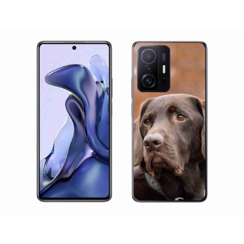 Gélový obal mmCase na mobil Xiaomi 11T Pro - hnedý labrador