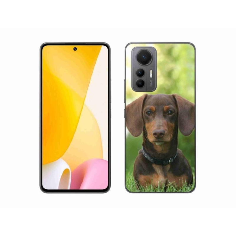 Gélový obal mmCase na mobil Xiaomi 12 Lite - hnedý jazvečík