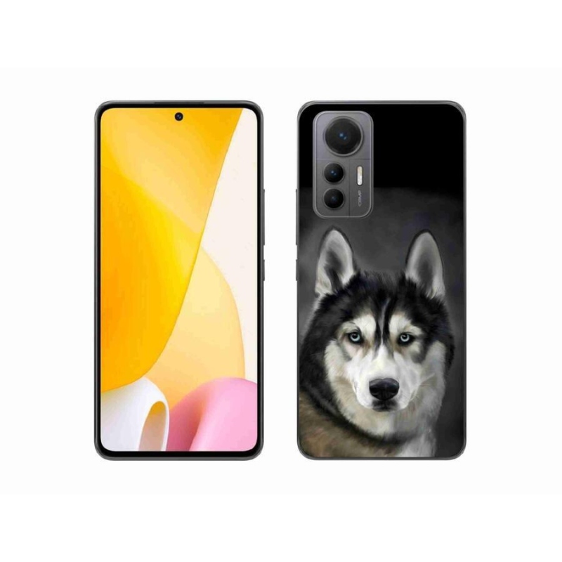 Gélový obal mmCase na mobil Xiaomi 12 Lite - husky