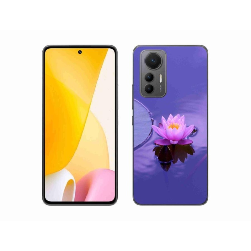 Gélový obal mmCase na mobil Xiaomi 12 Lite - kvet na hladine