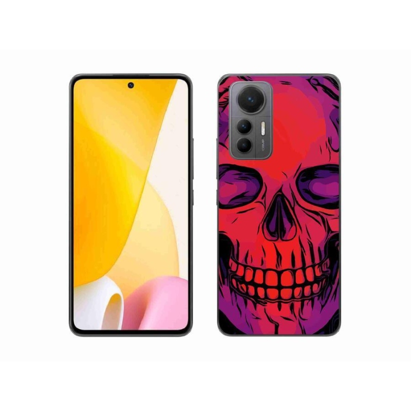 Gélový obal mmCase na mobil Xiaomi 12 Lite - lebka