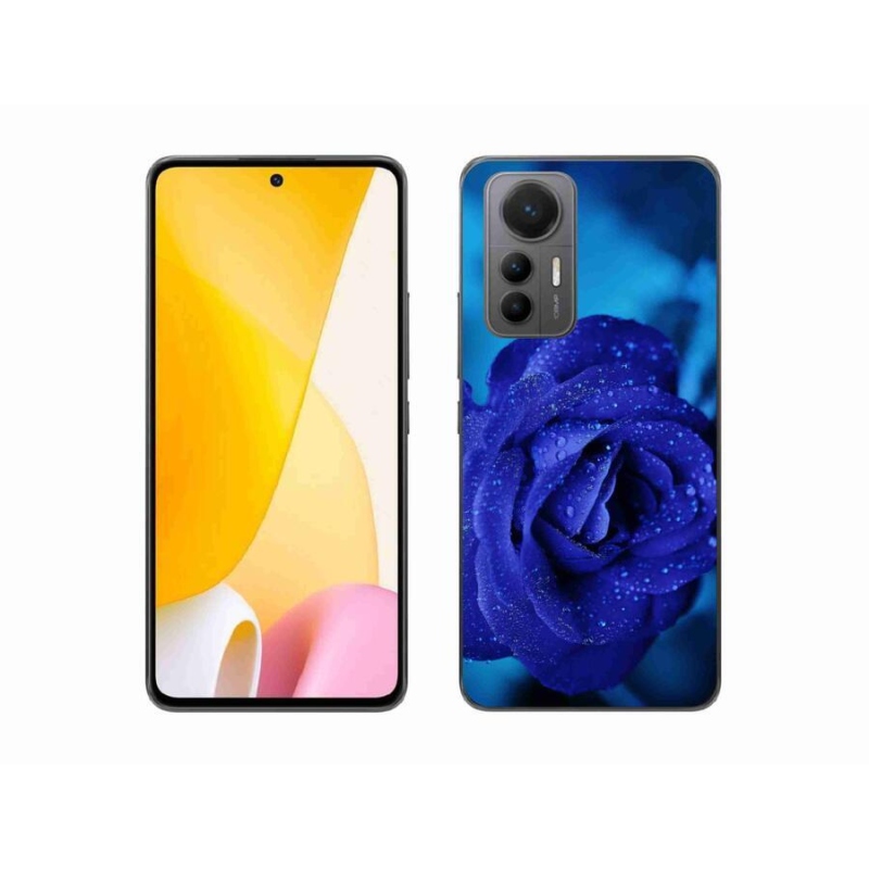 Gélový obal mmCase na mobil Xiaomi 12 Lite - modrá ruža