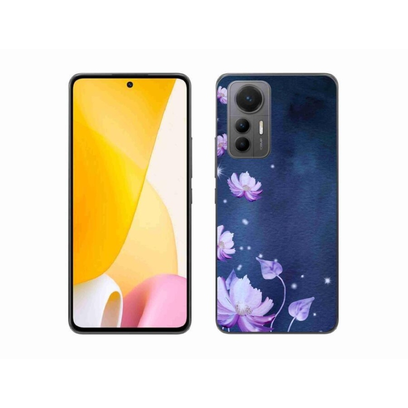 Gélový obal mmCase na mobil Xiaomi 12 Lite - padajúce kvety