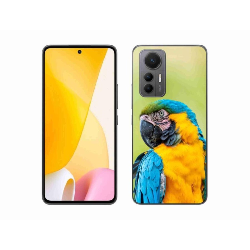 Gélový obal mmCase na mobil Xiaomi 12 Lite - papagáj ara 2