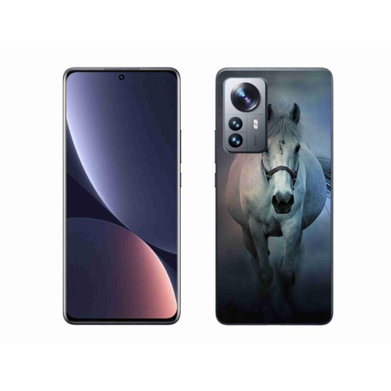 Gélový obal mmCase na mobil Xiaomi 12 Pro - bežiaci biely kôň