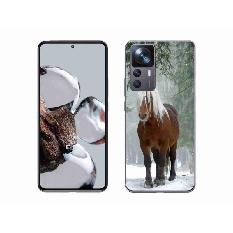 Gélový obal mmCase na mobil Xiaomi 12T - kôň v lese