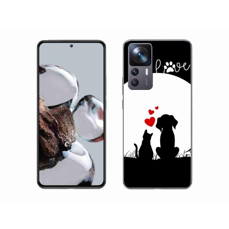 Gélový obal mmCase na mobil Xiaomi 12T - zvieracia láska