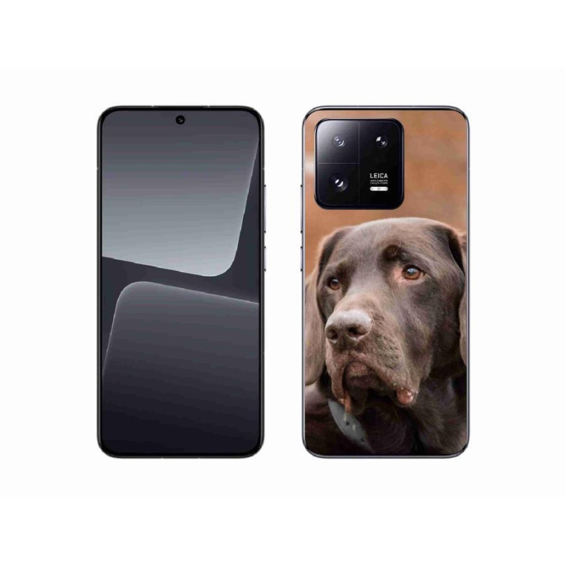 Gélový obal mmCase na mobil Xiaomi 13 - hnedý labrador