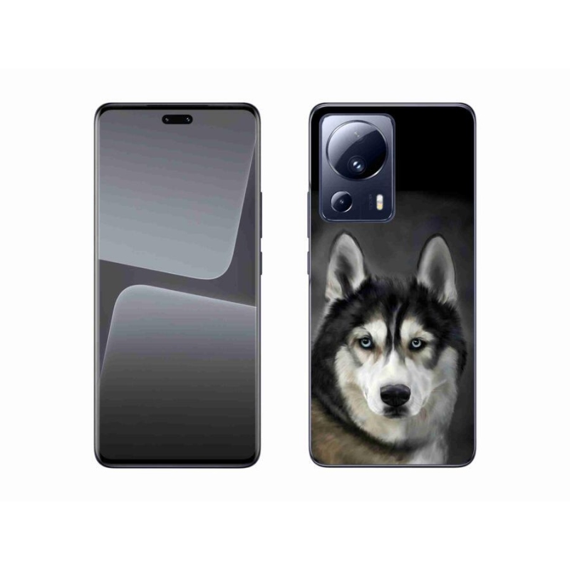 Gélový obal mmCase na mobil Xiaomi 13 Lite - husky