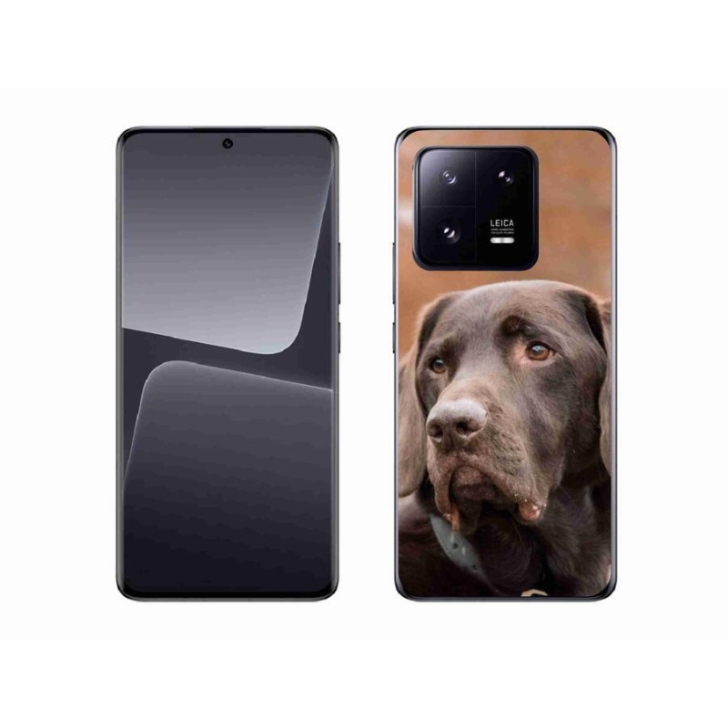 Gélový obal mmCase na mobil Xiaomi 13 Pro - hnedý labrador