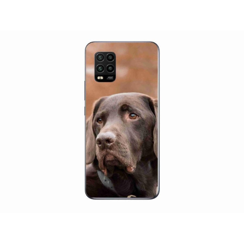 Gélový obal mmCase na mobil Xiaomi Mi 10 Lite - hnedý labrador