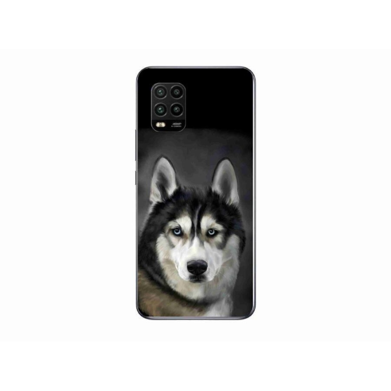 Gélový obal mmCase na mobil Xiaomi Mi 10 Lite - husky